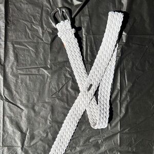 Women’s Ralph Lauren white braided belt size small